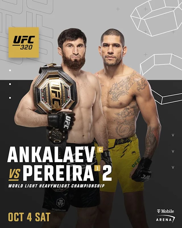The duel between Pereira and Ankalaev represents more than just a dispute for the belt. It is an opportunity for the Brazilian to reverse the result of the first battle, in which the Russian won by unanimous decision at UFC 313. | Photo by UFC
