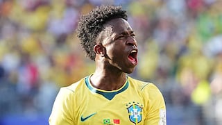 ¡Despertó Brasil! Gol de Vinícius con jugadón para el 1-1 ante Marruecos