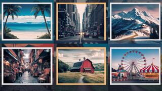 Escoge una de las postales en la imagen para descubrir qué es importante para ti