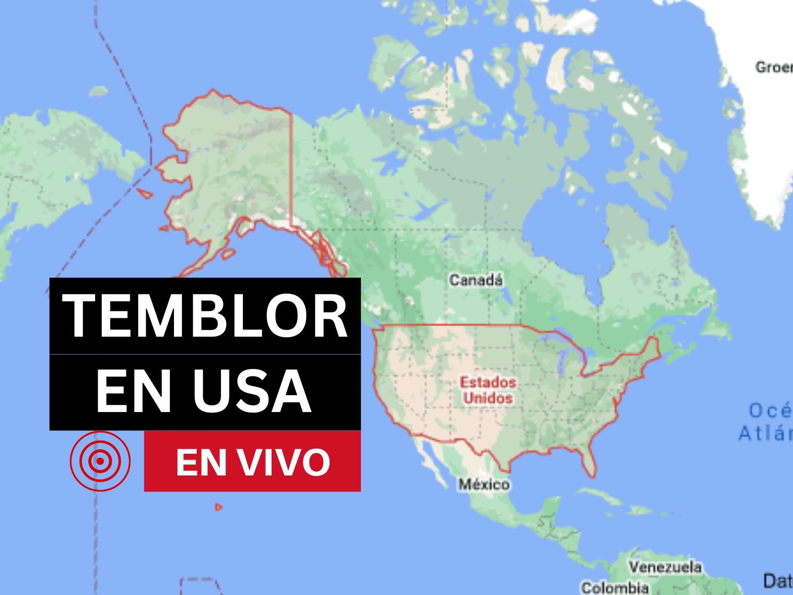 Últimas noticias sobre los sismos en USA hoy con el lugar del epicentro y magnitud, según el reporte oficial del United States Geological Survey (SSN), desde Nueva York, California, Illinois, Texas, Arizona, Pensilvania, entre otros estados. | Crédito: Google Maps / Composición