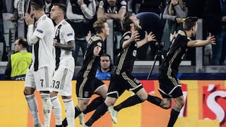 Juventus quedó eliminado de la Champions tras caer 2-1 frente al Ajax en la vuelta de cuartos de final