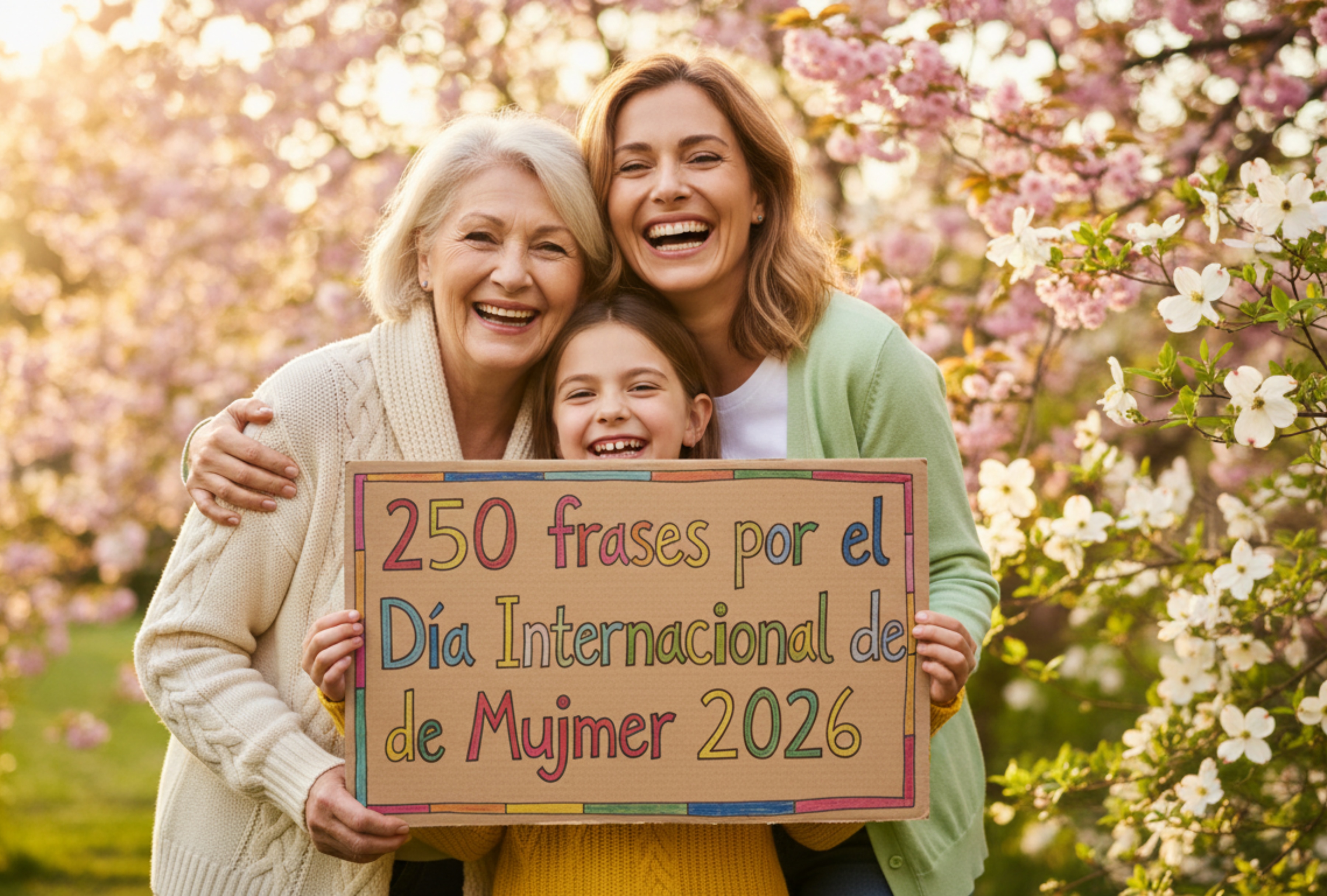 Honra a las mujeres que amas. Elige entre 250 frases por el Día de la Mujer 2026 y dedica mensajes llenos de cariño a mamás, hijas y amigas en su día. ¡Cópialas y compártelas por WhatsApp! | Imagen creada por Depor usando la IA de Gemini