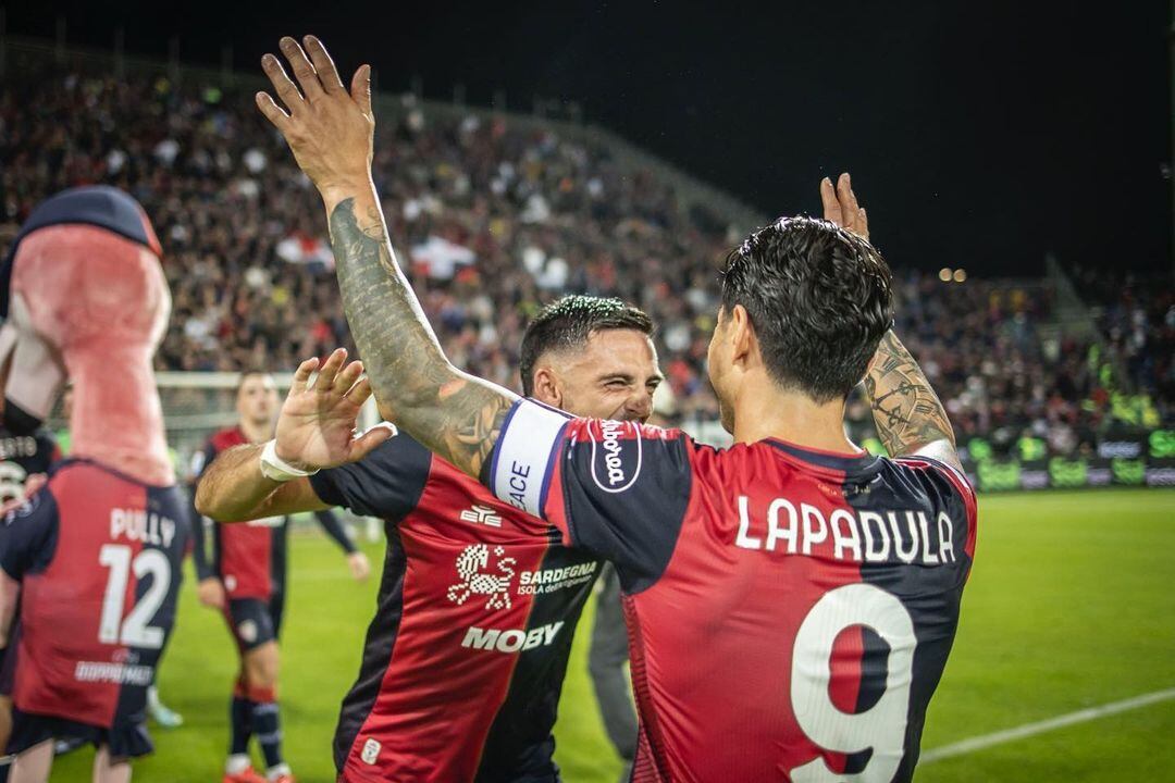 Gianluca Lapadula se recuperó de su lesión y suma minutos en Cagliari. (Foto: Cagliari)