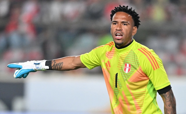Pedro Gallese con la Selección Peruana. (Foto: AFP).
