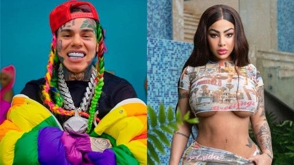 Los rumores de un posible romance entre Tekashi 6ix9ine y Yailin La Más Viral crecen cada día más (Foto: Tekashi 6ix9ine y Yailin La Más Viral/ Instagram)