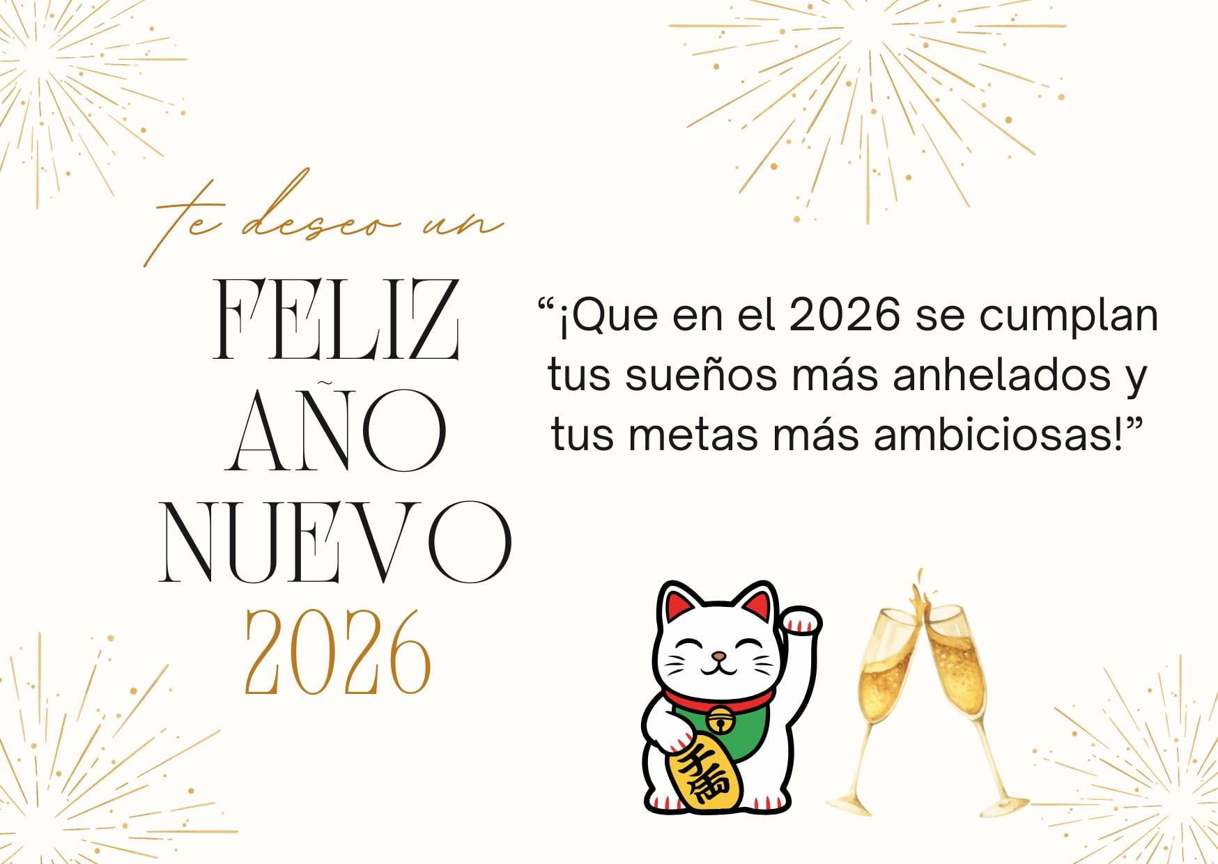 ESTADOS UNIDOS, 31/12/2025.- ¡Feliz Año Nuevo 2026! Que tu corazón encuentre paz, incluso en los días difíciles. FOTO DE CANVA.COM