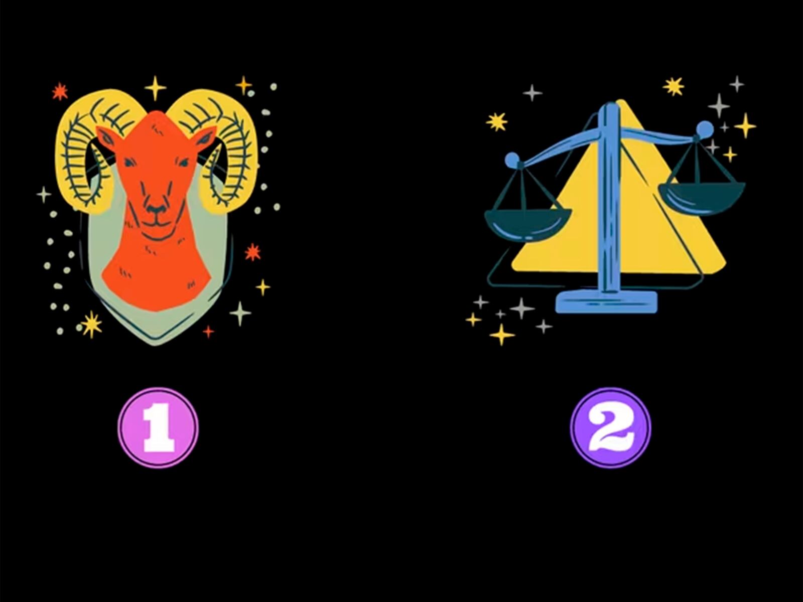 Tienes que indicar cuál de las dos alternativas elijes y luego de ello conocerás los resultados del test visual.| Foto: genial.guru