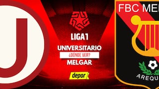 Transmisión de hoy, Universitario vs. Melgar EN VIVO: dónde ver gratis Liga 1 MAX