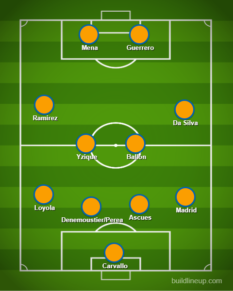 Posible '11' de Vallejo con la inclusión de Guerrero.