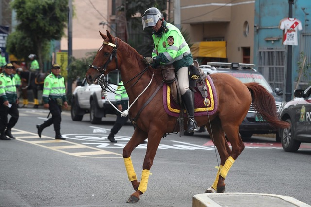 Las mejores postales de la llegada de hinchas al Estadio Nacional (Foto: Jorge Cerdán / GEC)