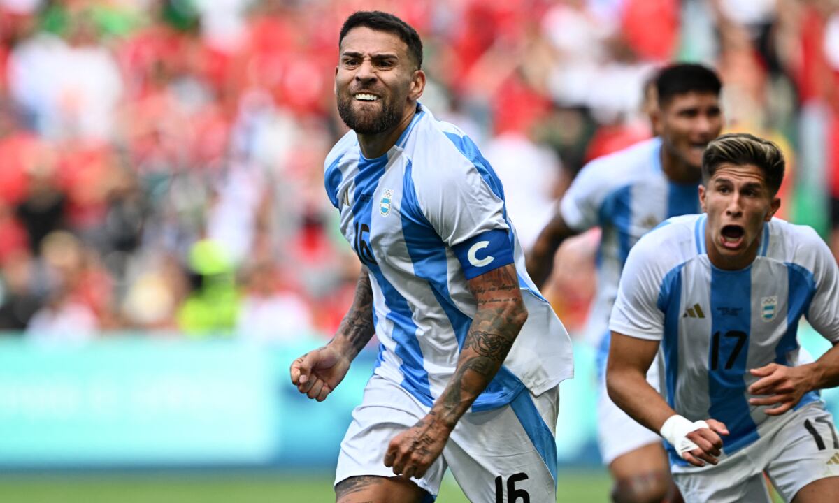 Tras 15 minutos de adición al tiempo regular, Argentina empató 2-2 ante Marruecos en un debut de infarto en los Juegos Olímpicos París 2024. (Foto: AFP)