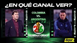 En qué canal de TV ver Colombia vs Argentina en Barranquilla