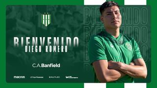 Diego Romero fue presentado en Banfield de Argentina: “Voy a entregar todo de mí”