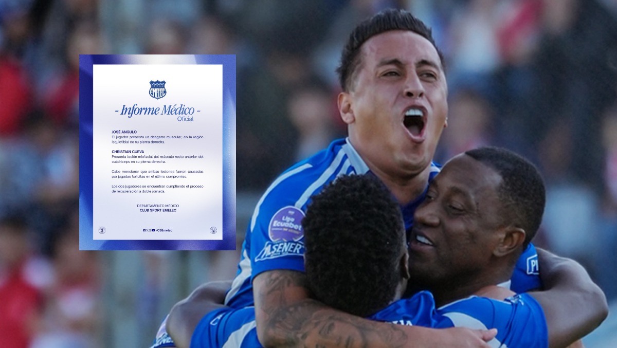 Christian Cueva se estaría perdiendo algunas fechas por una lesión confirmada por Emelec. (Foto: Emelec)