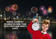 ▷ Which country celebrates New Year 2025 first and who’s last?