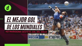 Maradona: así se anotó el “Gol del Siglo”