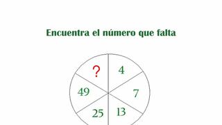 ¿Eres un maestro de las matemáticas? Encuentra el número que falta en solo 60 segundos
