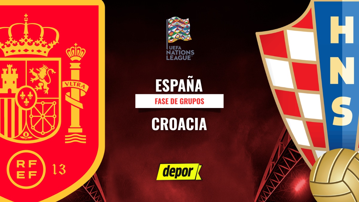 España vs. Croacia: en qué canales ver y a qué hora juegan vía ESPN y Disney Plus. (Foto: Composición Depor)