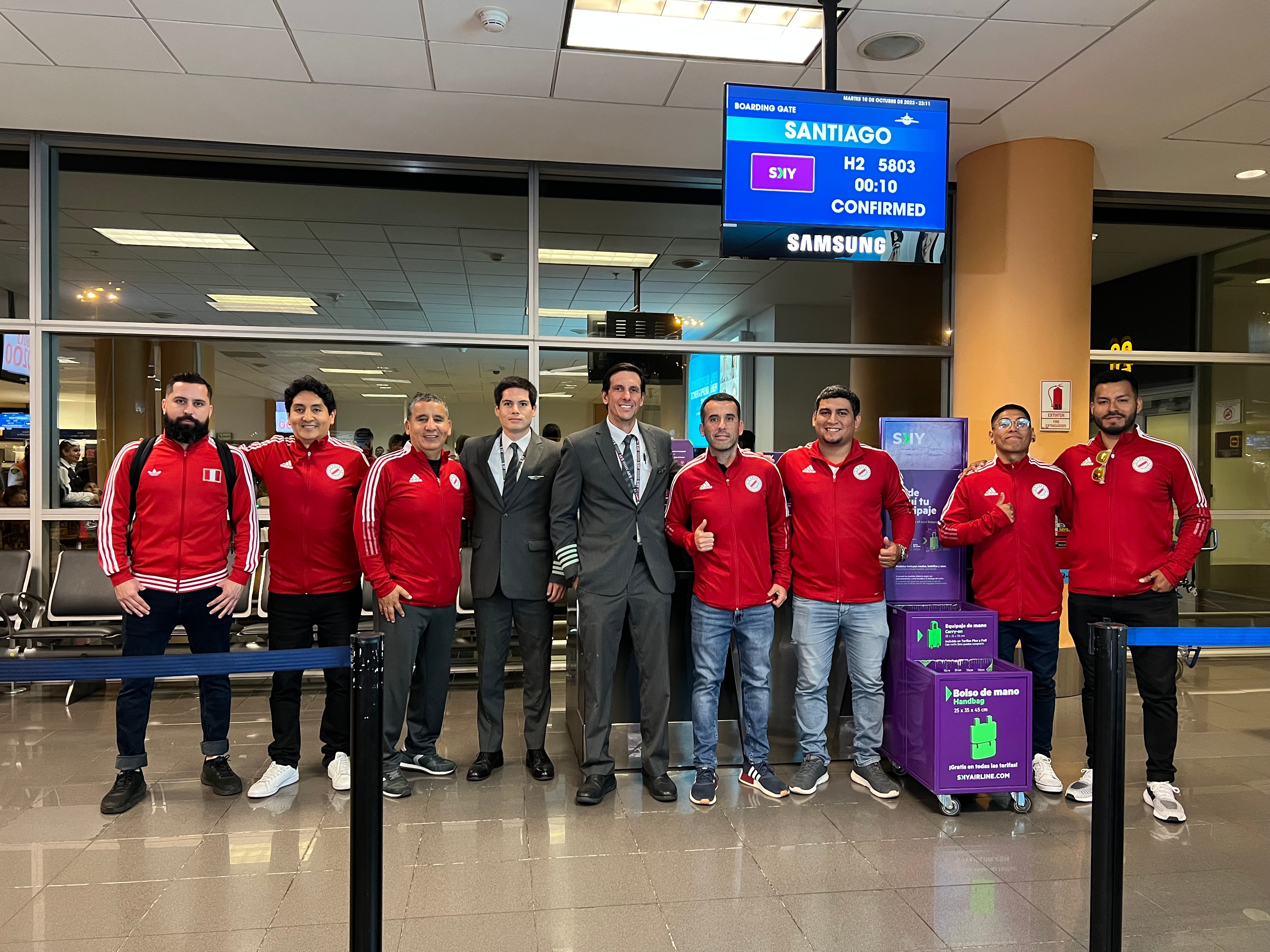 La Franja estará en las gradas del Estadio Monumental de Santiago de Chile apoyando a la bicolor.