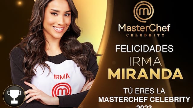 Final MasterChef Celebrity México: Irma Miranda es la ganadora del programa