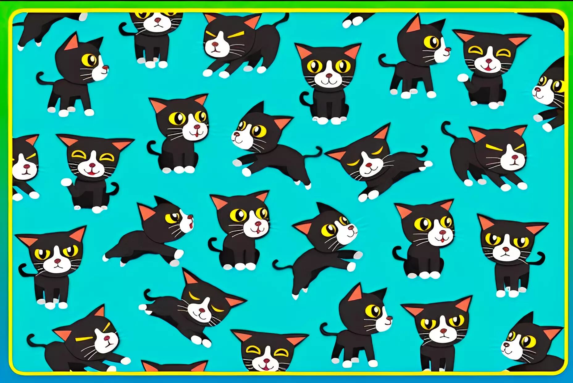 ¿Cuántos gatos sin cola hay en la imagen? Muy pocos usuarios han podido con este reto (Foto: GenialGuru)