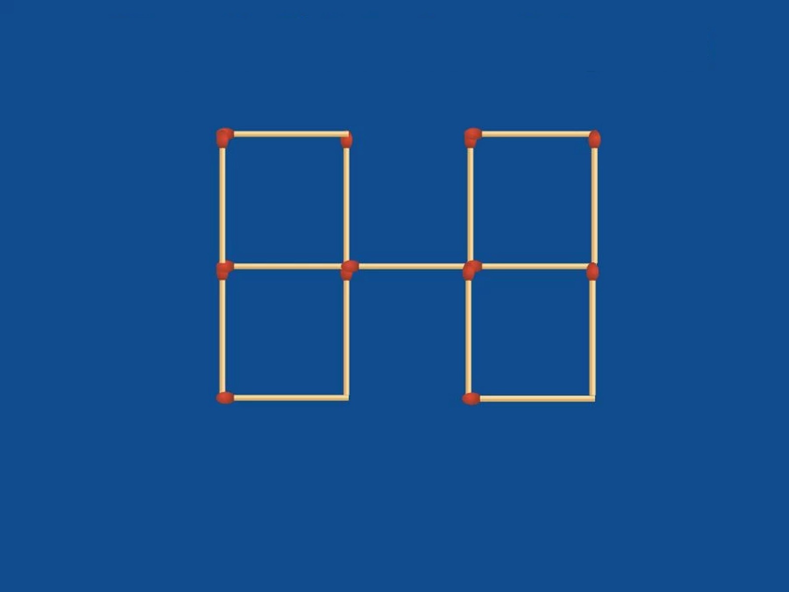 RETO MATEMÁTICO | Hay solo 2 cerillas. Tu misión es reorganizarlas estratégicamente para formar seis cuadrados. | FresherLive