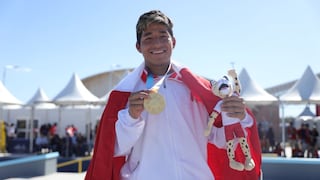 ¡Qué orgullo! Deyvid Tuesta ganó medalla de oro en skate de los Suramericanos de Asunción 