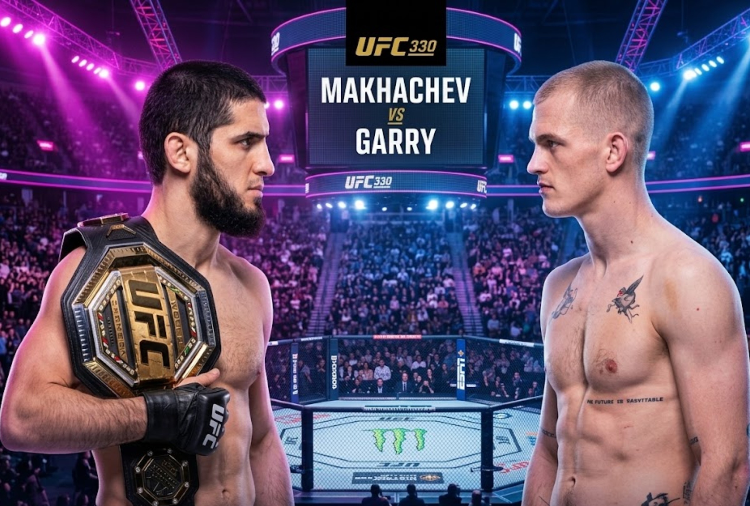 Philadelphia, Pennsylvania (United States), 15-08-2026 | UFC 330 tonight: TV channel, live stream and start time for Islam Makhachev vs. Ian Garry. Find out how to watch the highly anticipated rematch from anywhere in the world. PHOTO BY UFC.COM.