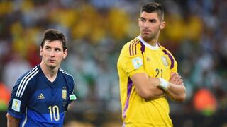 Mariano Andújar: "Messi no debería venir más a la Selección"