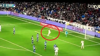Real Madrid vs. Deportivo La Coruña: Cristiano Ronaldo y el palo que le negó golazo