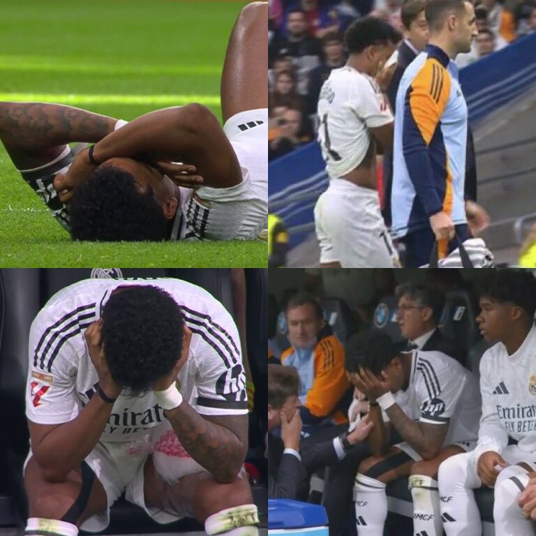 El cuadro por cuadro de la lesión de Rodrygo Goes.