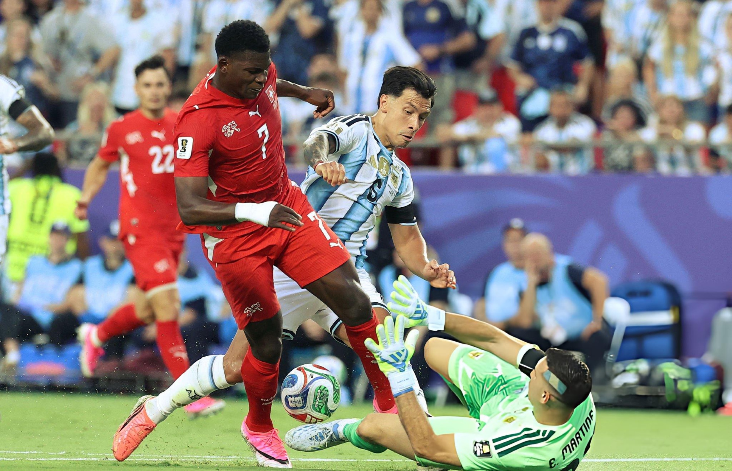 Argentina vs. Suiza se enfrentan por los cuartos de final del Mundial 2026. (Foto: Getty Images)