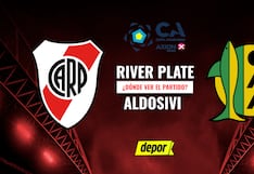 Transmisión, River vs. Aldosivi EN VIVO: dónde ver vía cable y streaming vía TyC Sports