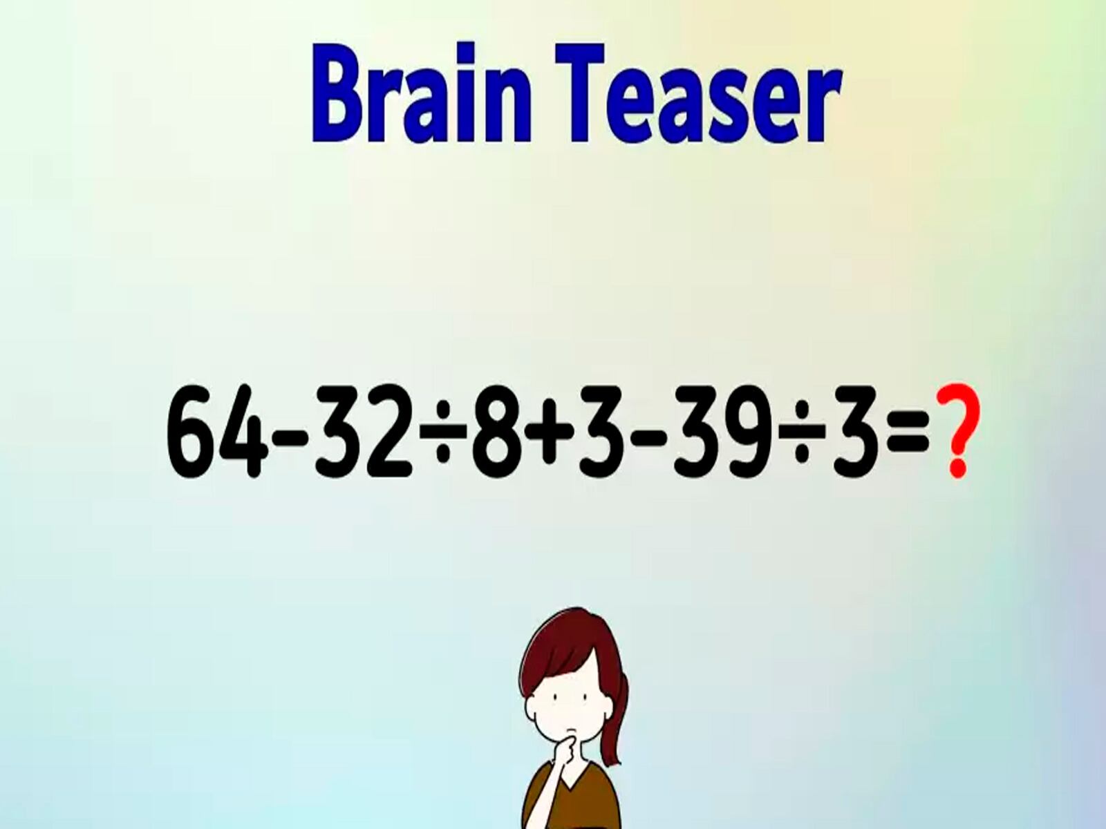Resulta importante que prestes la atención necesaria y te enfoques en la ecuación del reto matemático. | Foto: fresherslive