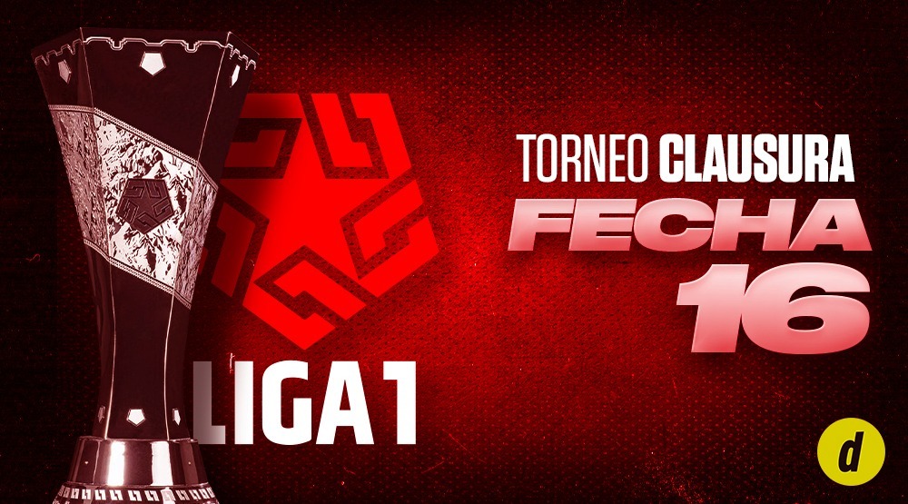Programación de la fecha 16 del Torneo Clausura. (Diseño: Depor)