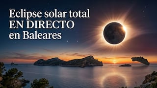 Hora exacta, cuánto dura y dónde ver el eclipse solar total EN DIRECTO hoy, 12 de agosto, en Baleares