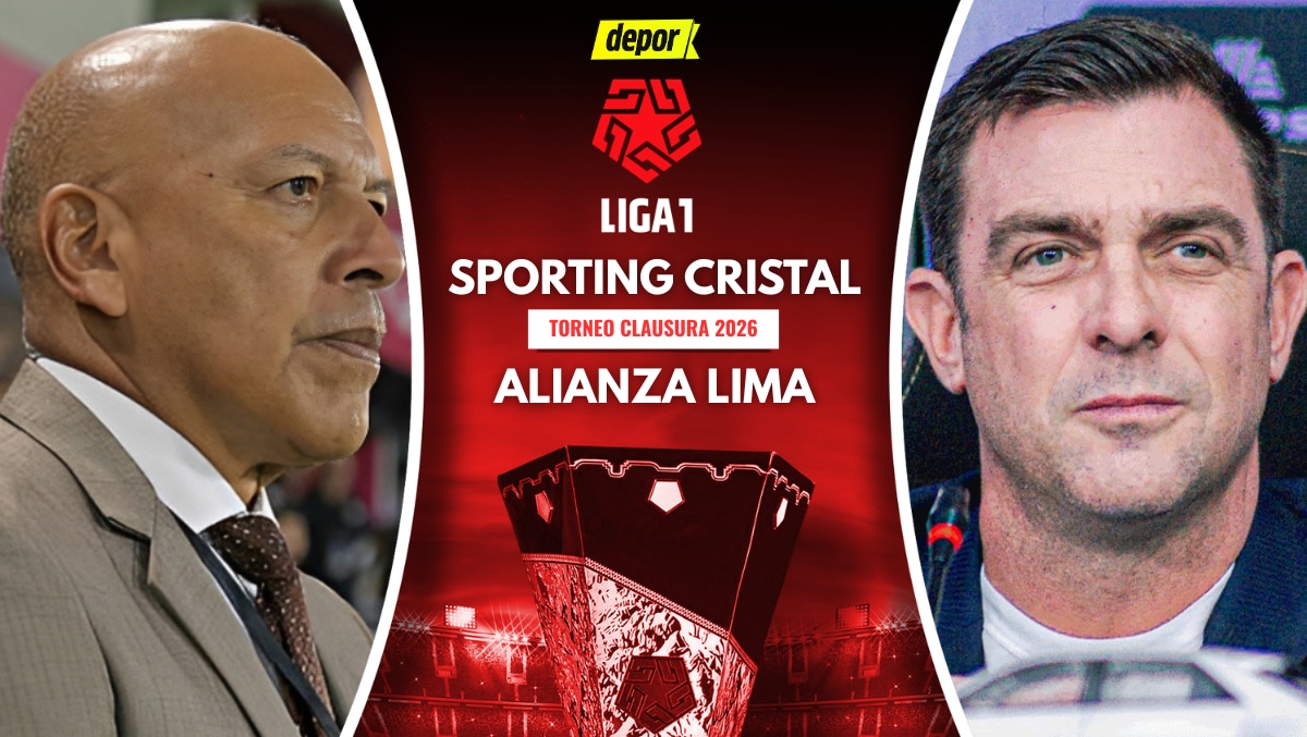 Sporting Cristal vs. Alianza Lima se enfrentan por la fecha 14 del Torneo Clausura 2026. (Diseño: Depor)