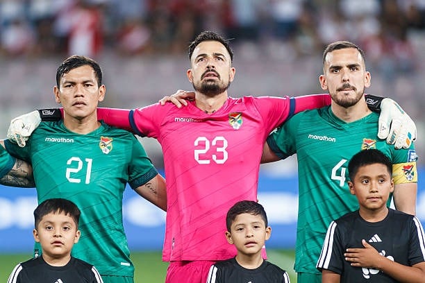 Guillermo Viscarra, portero de Alianza Lima, tomó el titularato en Bolivia ante Corea del Sur. (Foto: Getty Images)