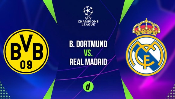 Real Madrid y Dortmund juegan por la gran final de la UEFA Champions League.