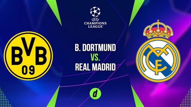 Cuándo es Real Madrid vs Dortmund por final de Champions: fecha, horarios y canales TV