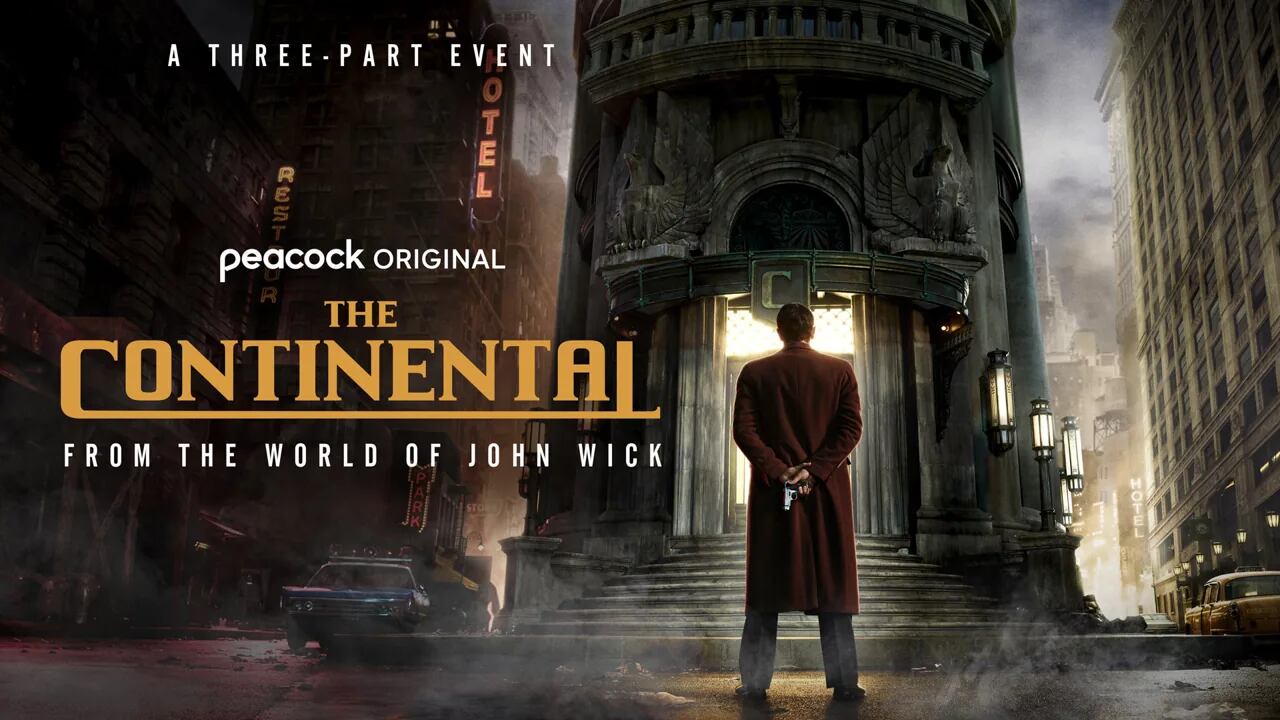 Póster oficial de "The Continental" (Foto: Amazon Prime Video / Peacock)
