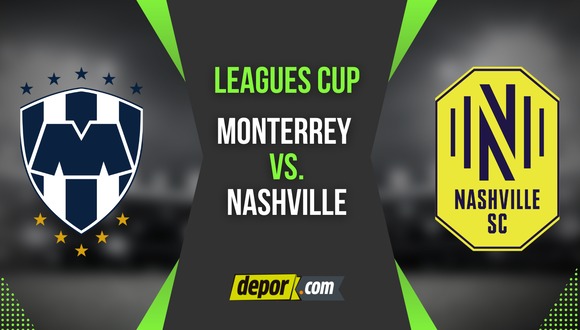 Monterrey vs. Nashville se enfrentan por la Leagues Cup 2023. (Diseño: Depor)
