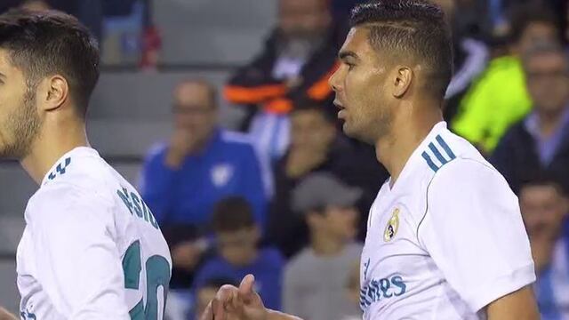 En modo 'CaseDios': Casemiro puso el 2-0 del Madrid ante el Málaga en La Rosaleda [VIDEO]