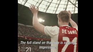 Lo espera el Barça: el emotivo video con el que De Jong se despidió del Ajax y de sus hinchas