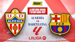 Canal TV: ver partido Almería vs Barcelona por LaLiga EA Sports