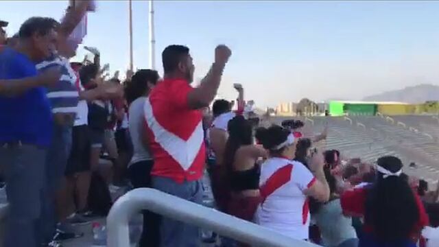 Locura total: así se gritó el gol de Oscar Pinto en el estadio San Marcos | Hexagonal Final [VIDEO]