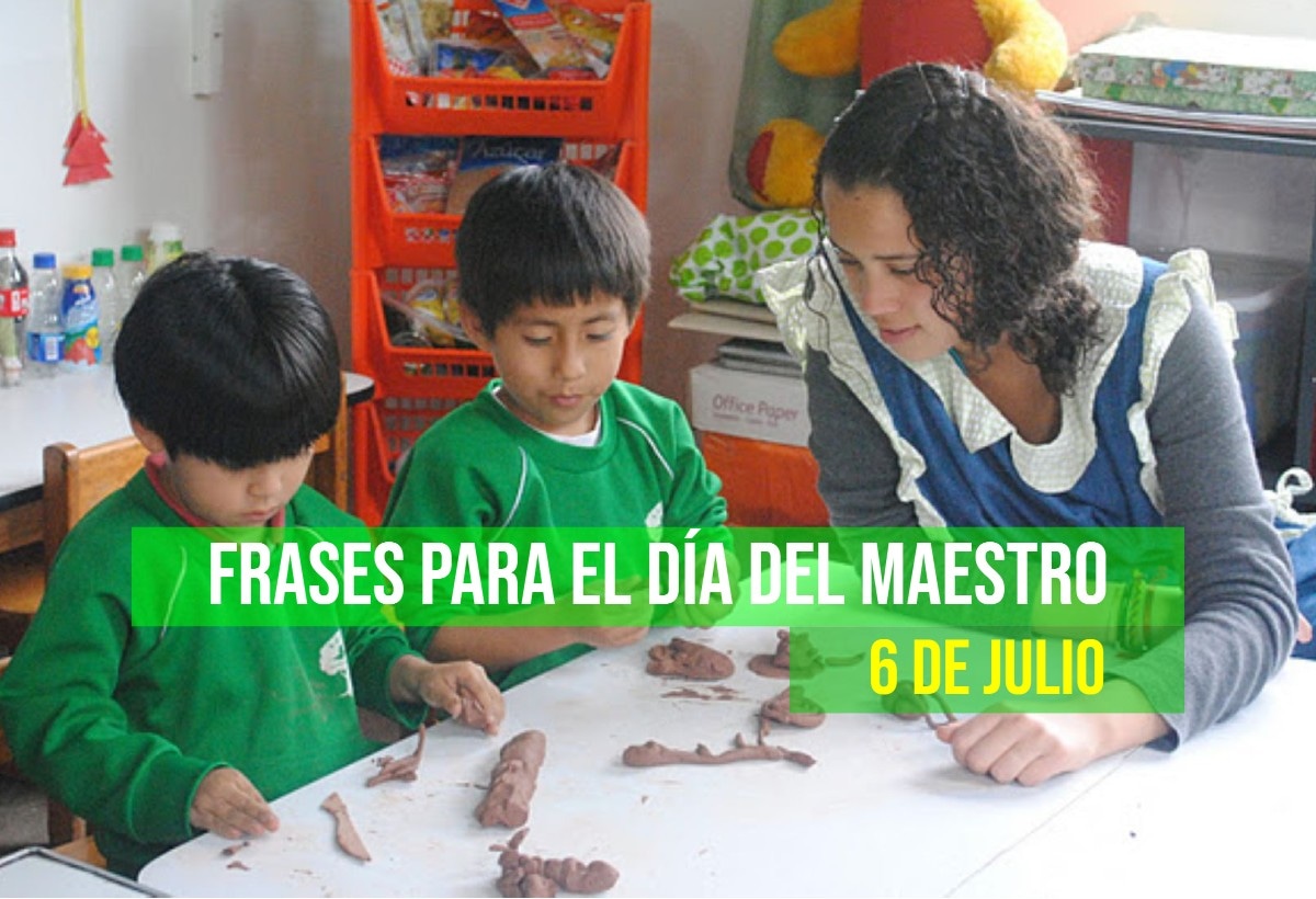 FRASES | Cada 6 de julio se celebra el Día del Maestro en Perú. (Andina)