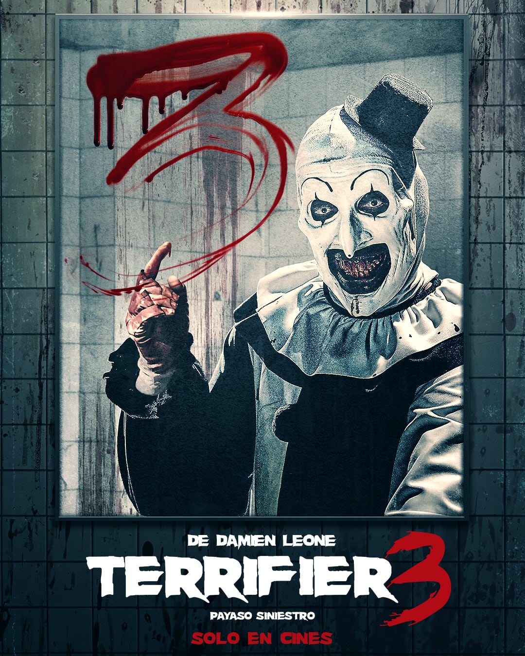 Terrifier 3: póster oficial (Foto: difusión)