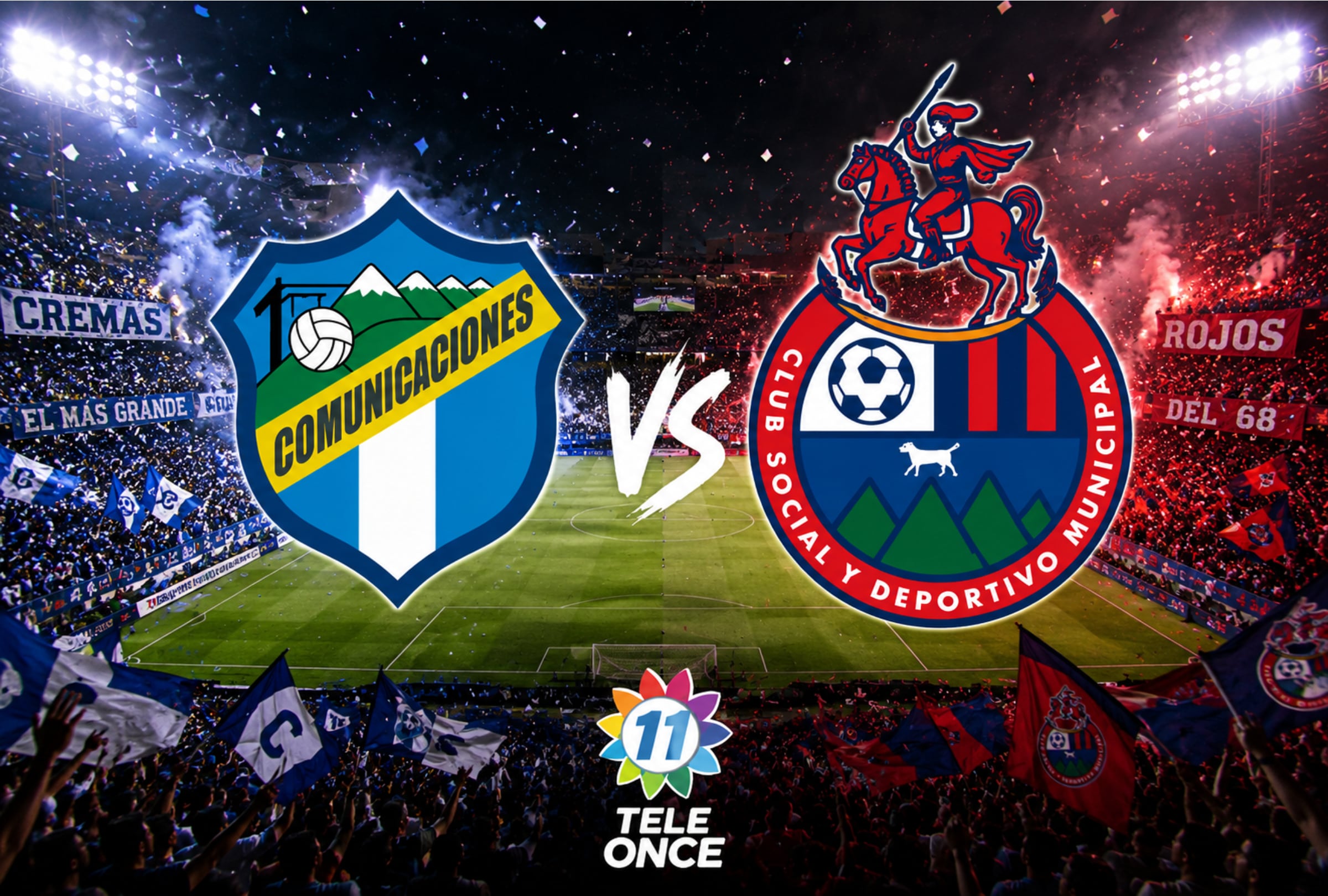 🔵 TeleOnce (Canal 11) EN VIVO GRATIS — ver partido Comunicaciones vs. Municipal EN DIRECTO por TV abierta