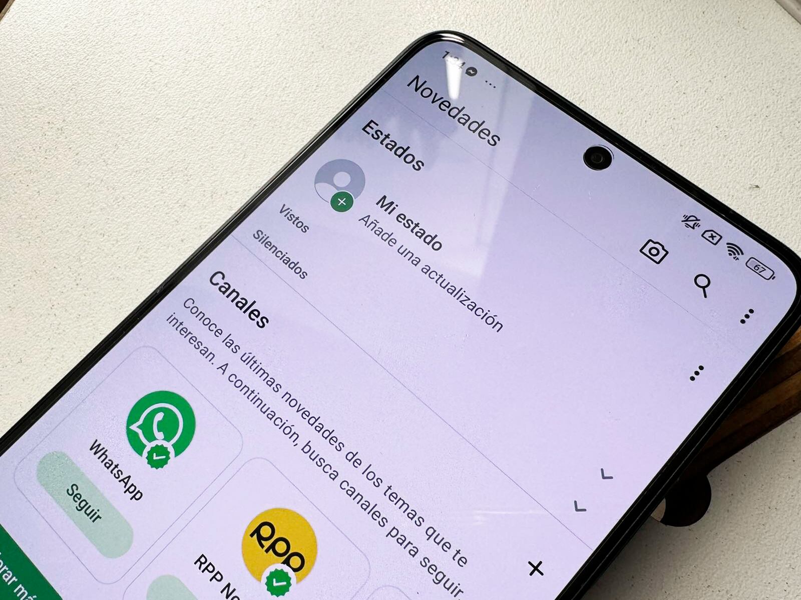 WHATSAPP | WhatsApp aún no integra los Estados muy similares a Facebook o Instagram, es decir, con una previsualización. (Foto: MAG - Rommel Yupanqui)
